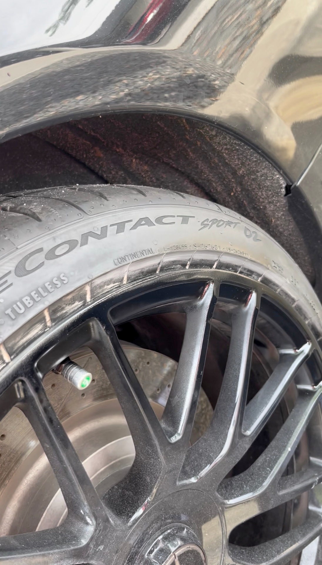 Restored wheel after repair 2